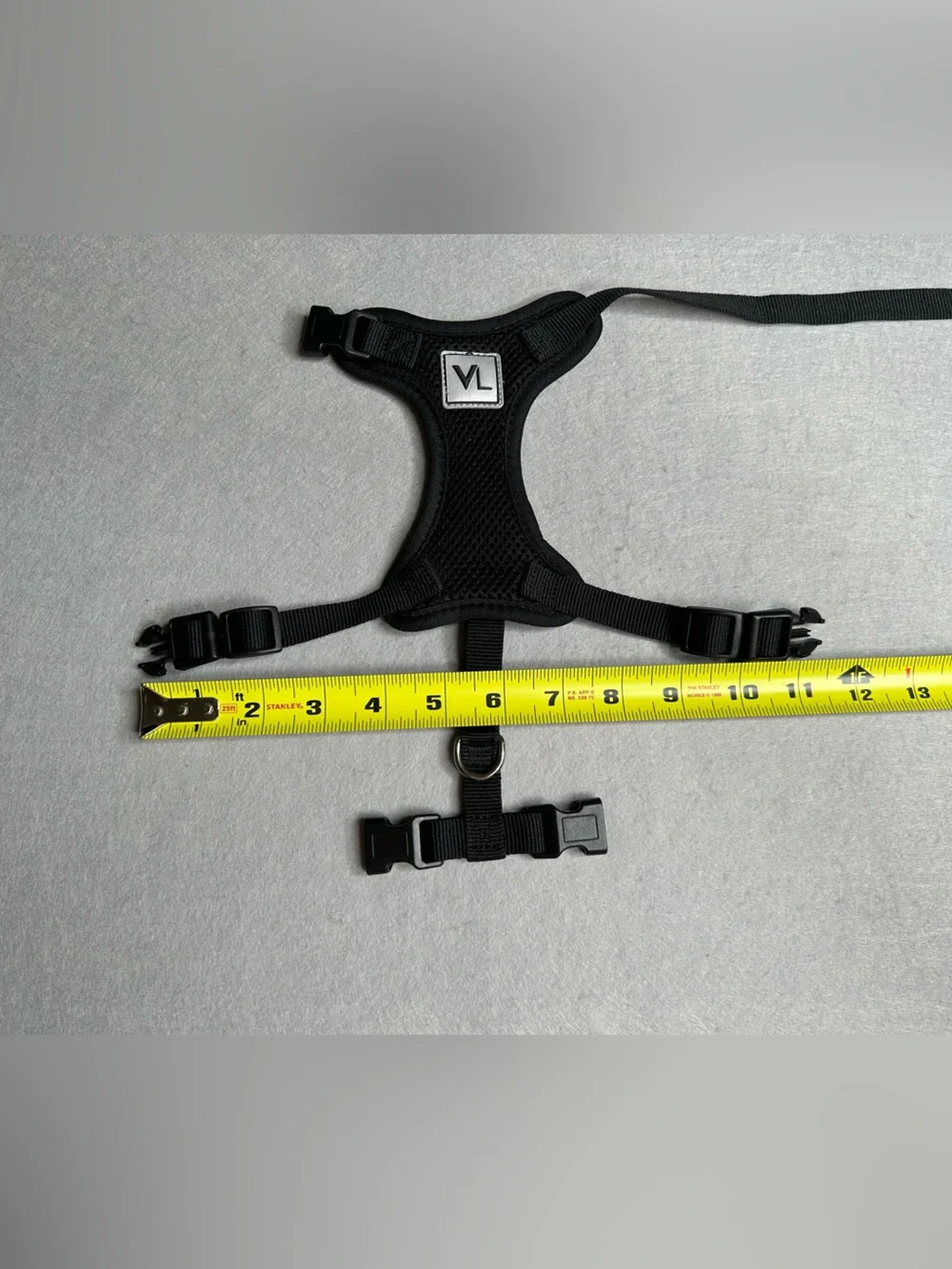Vibrant Life VL Black Mesh Dog Harness Black Leash NWOT